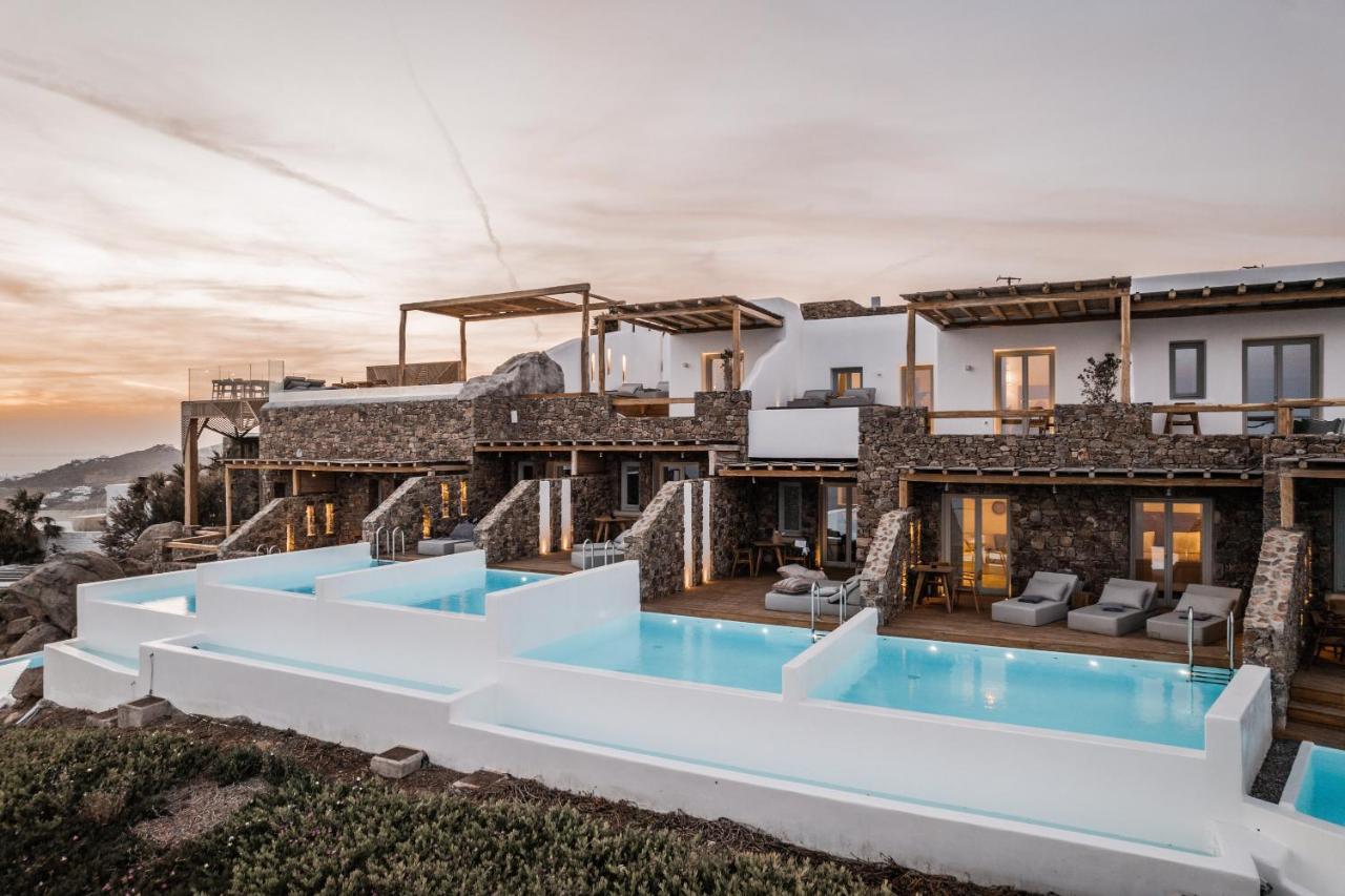 Hotel Alissachni Mykonos Psarrou Exterior foto