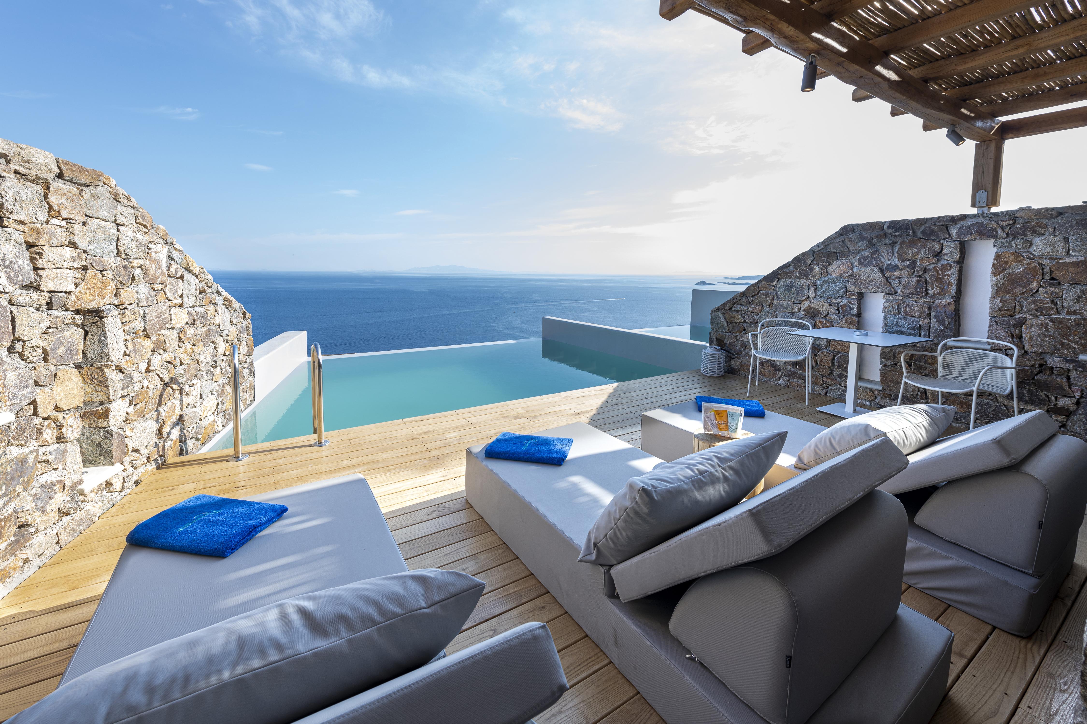 Hotel Alissachni Mykonos Psarrou Exterior foto