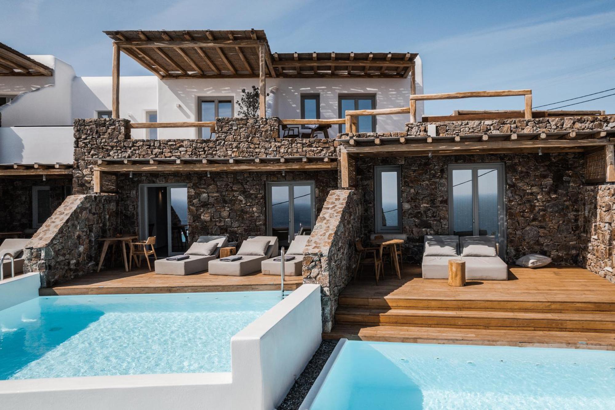 Hotel Alissachni Mykonos Psarrou Exterior foto
