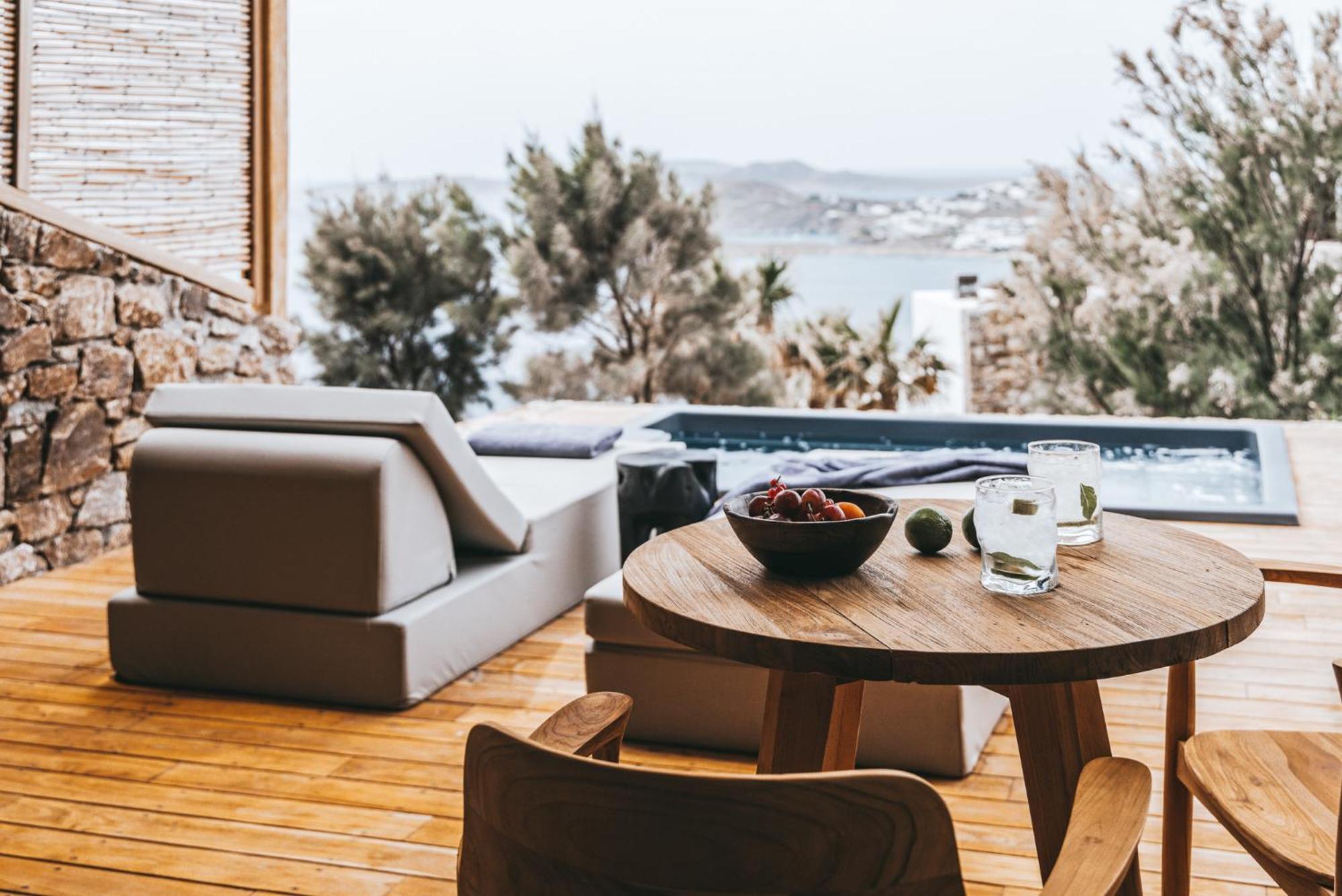Hotel Alissachni Mykonos Psarrou Exterior foto